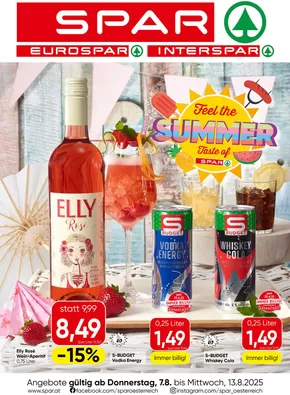 Eurospar Katalog in Wien | Attraktive Angebote entdecken | 2025-08-07T00:00:00.000Z - 2025-08-13T00:00:00.000Z