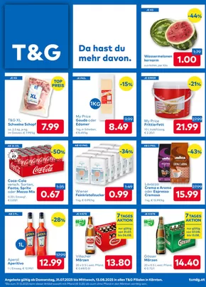 T&G Katalog in Leobendorf | Top-Deals und Rabatte | 2025-07-31T00:00:00.000Z - 2025-08-13T00:00:00.000Z