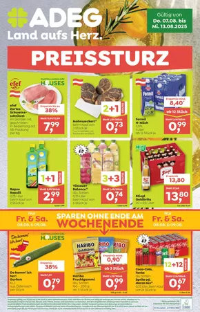 ADEG Katalog in Steyr | Angebote für Schnäppchenjäger | 2025-08-07T00:00:00.000Z - 2025-08-13T00:00:00.000Z