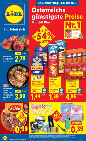 Lidl Katalog in Pasching | Attraktive Angebote entdecken | 2025-08-14T00:00:00.000Z - 2025-08-20T00:00:00.000Z