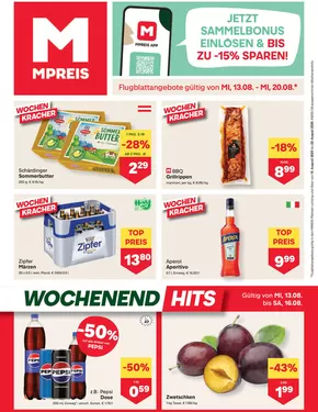 MPreis Katalog in Klagenfurt am Wörthersee | Rabatte und Aktionen | 2025-08-14T00:00:00.000Z - 2025-08-20T00:00:00.000Z