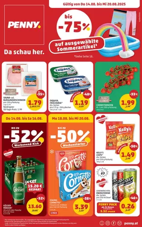 Penny Katalog in Feistritz an der Gail | Top-Angebote für Sparfüchse | 2025-08-14T00:00:00.000Z - 2025-08-20T00:00:00.000Z