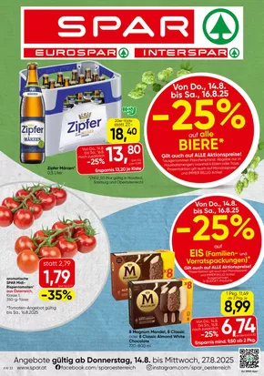 Spar Katalog | Unsere besten Deals für Sie | 2025-08-14T00:00:00.000Z - 2025-08-27T00:00:00.000Z