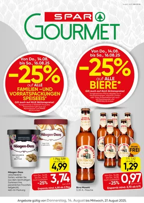 SPAR-Gourmet Katalog in Salzburg | SPAR-Gourmet flugblatt | 2025-08-14T00:00:00.000Z - 2025-08-27T00:00:00.000Z