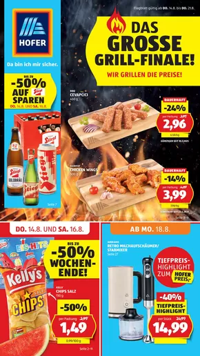 Hofer Katalog | Blättern Sie online im HOFER Flugblatt | 2025-08-14T00:00:00.000Z - 2025-08-21T00:00:00.000Z