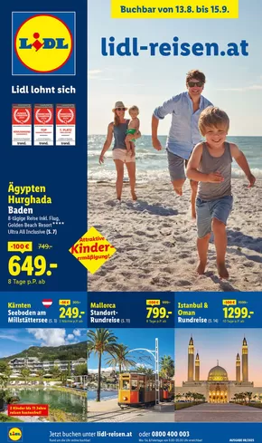 Lidl Katalog in Wien | Lidl flugblatt | 2025-08-13T00:00:00.000Z - 2025-09-15T00:00:00.000Z