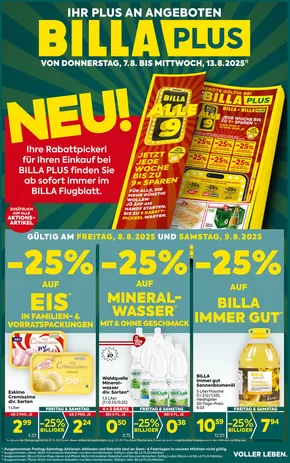 BILLA PLUS Katalog in Klagenfurt am Wörthersee | BILLA PLUS FB KW32 2025 Wien | 2025-08-13T00:00:00.000Z - 2025-12-31T00:00:00.000Z