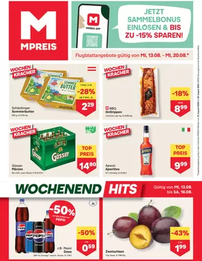 MPreis Katalog | Jetzt sparen mit unseren Deals | 2025-08-13T00:00:00.000Z - 2025-08-20T00:00:00.000Z