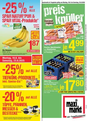 Maximarkt Katalog in Salzburg | Attraktive Sonderangebote für alle | 2025-08-18T00:00:00.000Z - 2025-08-23T00:00:00.000Z