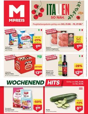 MPreis Katalog in Linz | Top-Angebote für alle Schnäppchenjäger | 2025-08-21T00:00:00.000Z - 2025-08-27T00:00:00.000Z