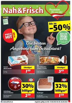 Nah & Frisch Katalog | Unsere besten Schnäppchen | 2025-08-27T00:00:00.000Z - 2025-09-02T00:00:00.000Z