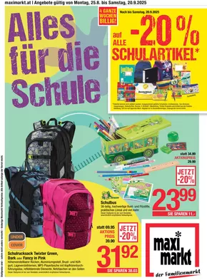 Maximarkt Katalog in Steyr | Unsere besten Deals für Sie | 2025-08-25T00:00:00.000Z - 2025-09-20T00:00:00.000Z