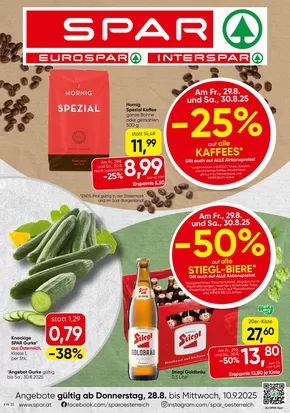 Spar Katalog in Graz | Unsere besten Deals für Sie | 2025-08-28T00:00:00.000Z - 2025-09-10T00:00:00.000Z