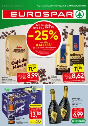 Eurospar Katalog in Korneuburg | Große Auswahl an Angeboten | 2025-08-28T00:00:00.000Z - 2025-09-10T00:00:00.000Z