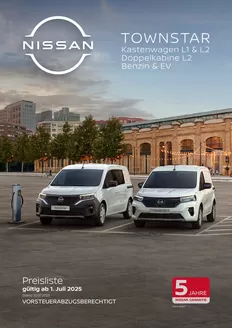 Nissan Katalog in Untertauern | Townstar Kastenwagen EV | 2025-08-28T00:00:00.000Z - 2026-08-28T00:00:00.000Z