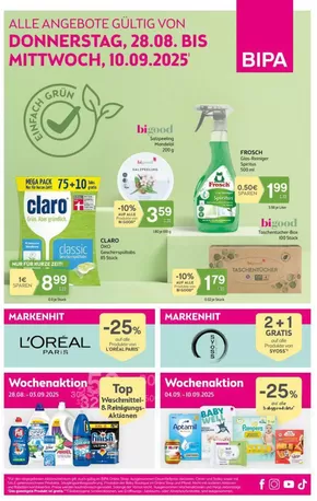 Bipa Katalog in Weiz | Bipa KW35-37 | 2025-08-28T00:00:00.000Z - 2025-09-10T00:00:00.000Z