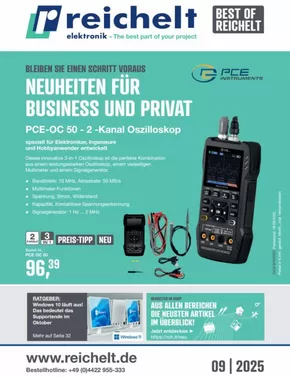 Reichelt Katalog in Amstetten | Exklusive Deals und Schnäppchen | 2025-09-05T00:00:00.000Z - 2025-09-19T00:00:00.000Z