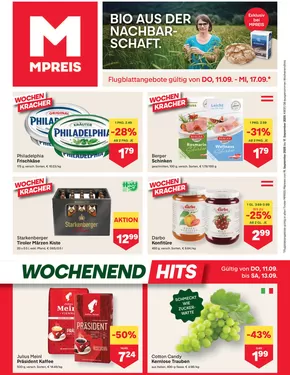 MPreis Katalog in Altenmarkt im Pongau | Attraktive Angebote entdecken | 2025-09-11T00:00:00.000Z - 2025-09-17T00:00:00.000Z
