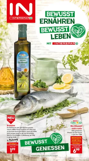 Interspar Katalog in Villach | Attraktive Angebote entdecken | 2025-09-09T00:00:00.000Z - 2025-09-23T00:00:00.000Z