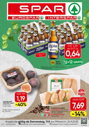 Spar Katalog in Altenmarkt im Pongau | Exklusive Deals und Schnäppchen | 2025-09-10T00:00:00.000Z - 2025-09-24T00:00:00.000Z