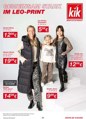 KiK Katalog in Kukmirn | KiK Textilien und Non | 2025-09-12T00:00:00.000Z - 2025-09-26T00:00:00.000Z