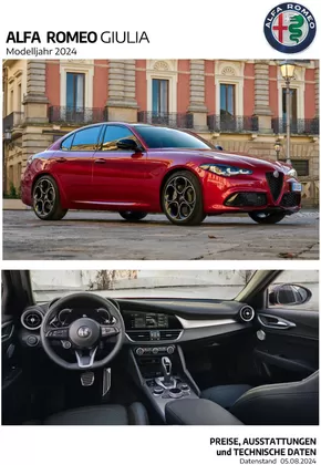 Alfa Romeo Katalog in Vösendorf | Alfa Romeo Giulia | 2024-08-07T00:00:00.000Z - 2025-08-07T00:00:00.000Z