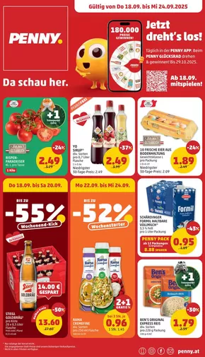Penny Katalog in Mistelbach | Aktuelle Deals und Angebote | 2025-09-18T00:00:00.000Z - 2025-09-24T00:00:00.000Z
