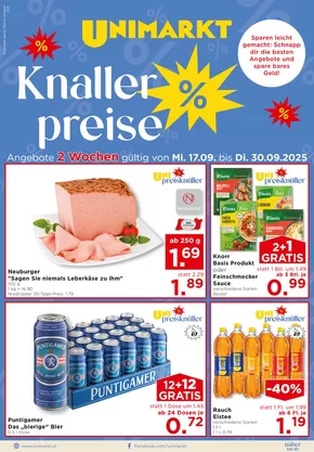 Unimarkt Katalog in Wien | Unimarkt flugblatt | 2025-09-17T00:00:00.000Z - 2025-09-23T00:00:00.000Z