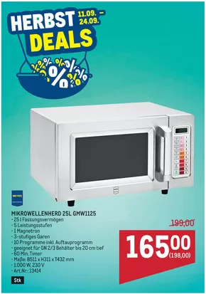 Metro Katalog in Feldkirch | Aktuelle Deals und Angebote | 2025-09-17T00:00:00.000Z - 2025-10-01T00:00:00.000Z