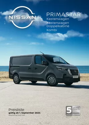 Nissan Katalog in Gaißau | Primastar | 2024-10-16T00:00:00.000Z - 2025-10-16T00:00:00.000Z