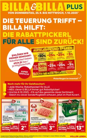BILLA PLUS Katalog in Mürzzuschlag | BILLA FB KW39 2025 Wien | 2025-09-25T00:00:00.000Z - 2025-12-31T00:00:00.000Z