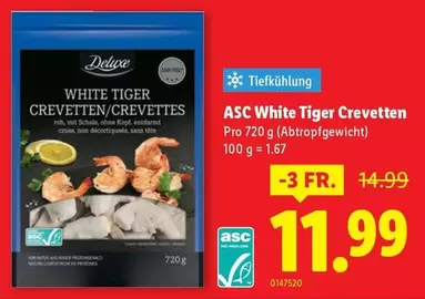 White Tiger Crevetten