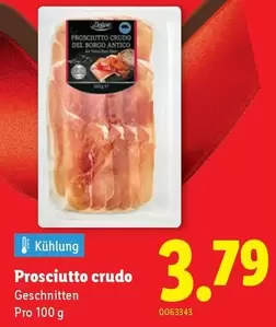 Prosciutto crudo