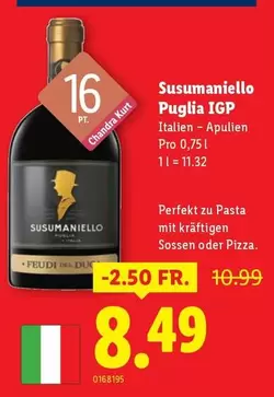 Susumaniello Puglia IGP
