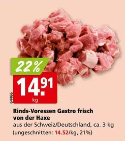 Rinds-Voressen Gastro frisch von der Haxe