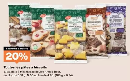 pâte à milanais au beurre