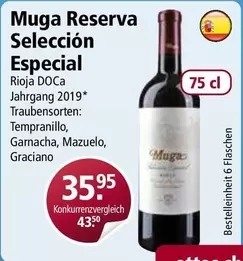 Reserva Selección Especial