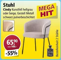 Stuhl Cindy Kunstfell