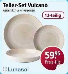 Teller-Set Vulcano