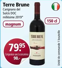 Magnum - Carignano del Sulcis DOC millésime 2019