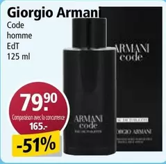 Armani - Code homme EdT