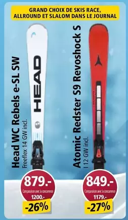 WC Rebels e-SL SW / Redster S9 Revoshock S