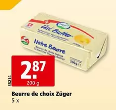 Beurre de choix Züger