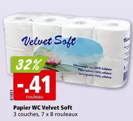Papier WC Velvet Soft