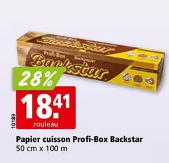 Papier cuisson Profi-Box Backstar
