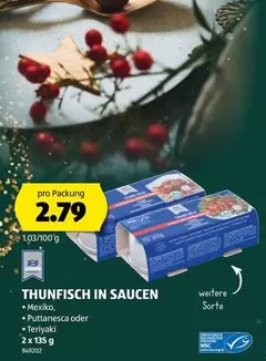Thunfisch - THUNFISCH IN SAUCEN