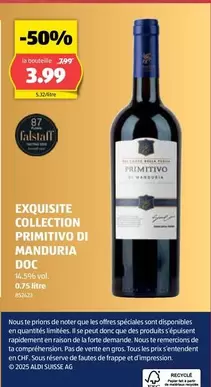 Ag - PRIMITIVO DI MANDURIA DOC