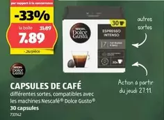 Action - CAPSULES DE CAFÉ