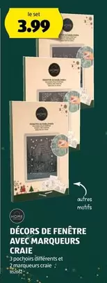 DÉCORS DE FENÊTRE AVEC MARQUEURS CRAIE
