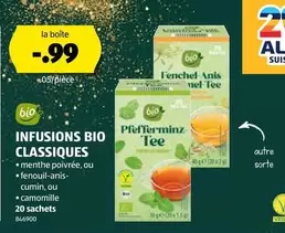 INFUSIONS BIO CLASSIQUES